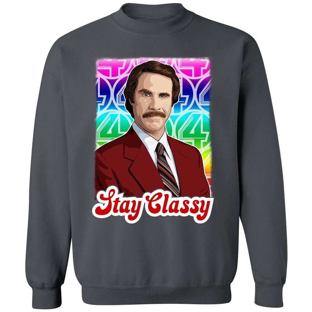 Classic Unisex Sweatshirt - 81ZPFNSV - Charcoal - 7