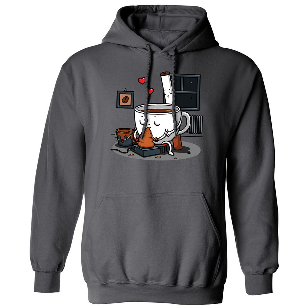Classic Unisex Hoodie - FJQHKHUD - Charcoal - 7
