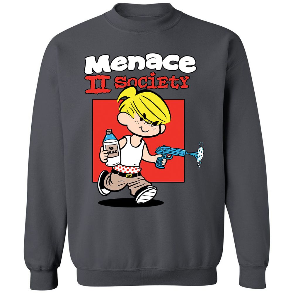 Classic Unisex Sweatshirt - 5MSZUDTK - Charcoal - 7