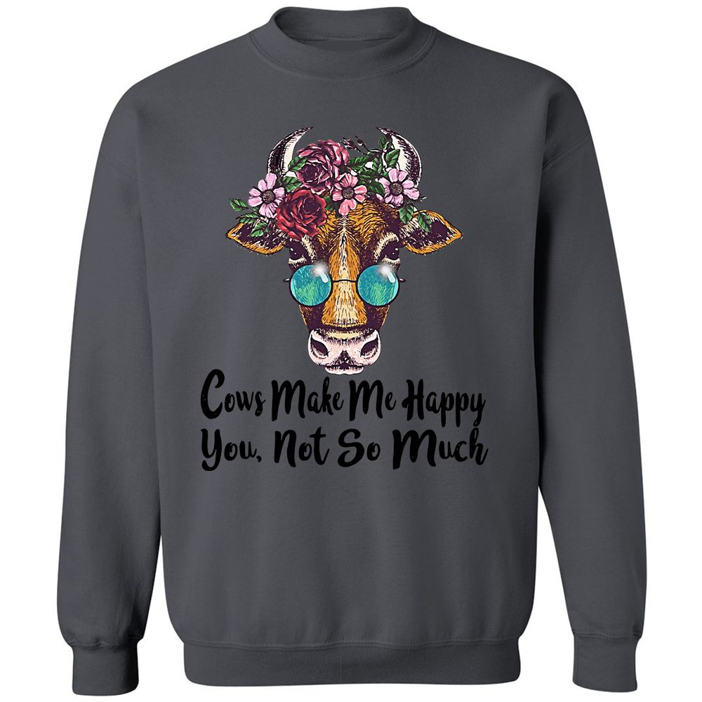Classic Unisex Sweatshirt - RMQY1ZDW - Charcoal - 7