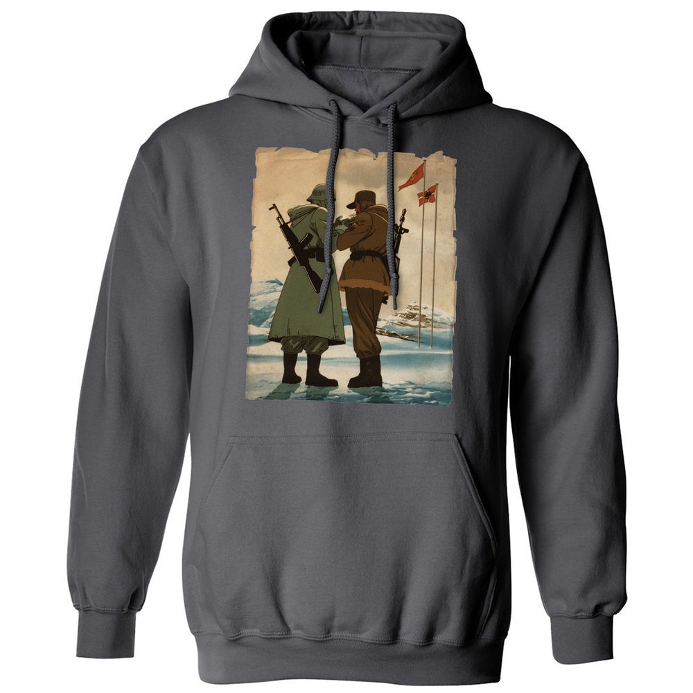 Classic Unisex Hoodie - FQWFJJEW - Charcoal - 7