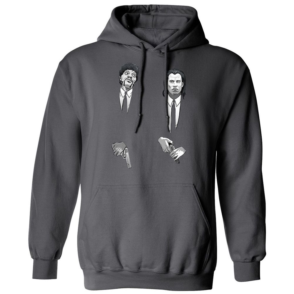 Classic Unisex Hoodie - KJKZ4PY5 - Charcoal - 7