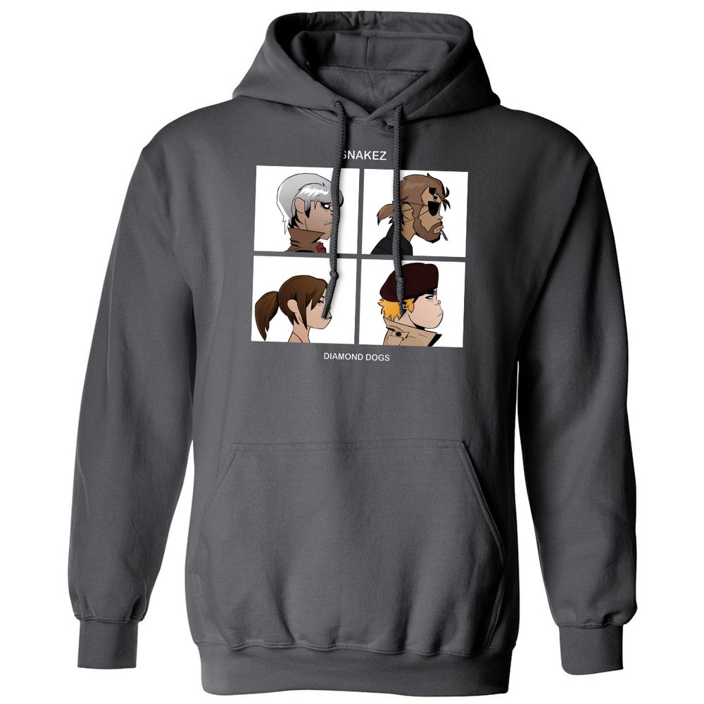 Classic Unisex Hoodie - QB94ADSX - Charcoal - 7