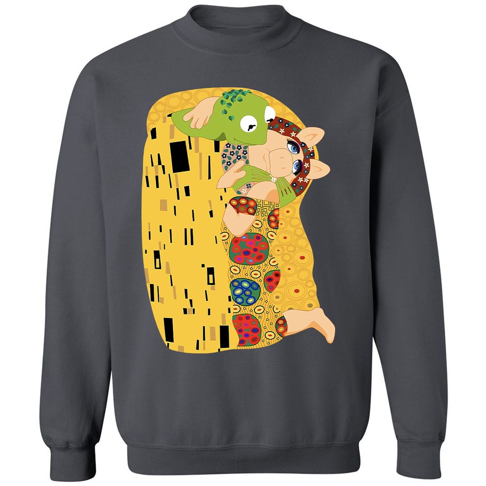 Classic Unisex Sweatshirt - V3ED4NHT - Charcoal - 7