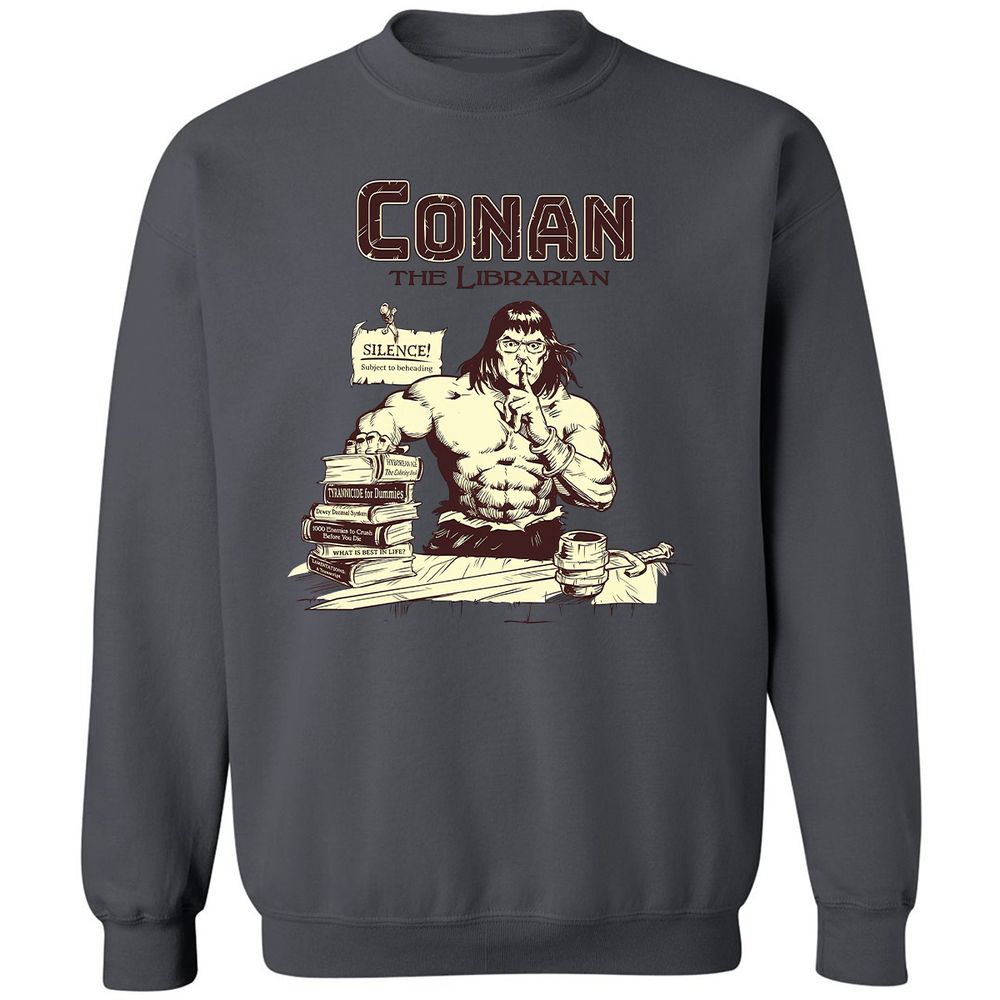Classic Unisex Sweatshirt - 3FUSDD38 - Charcoal - 7