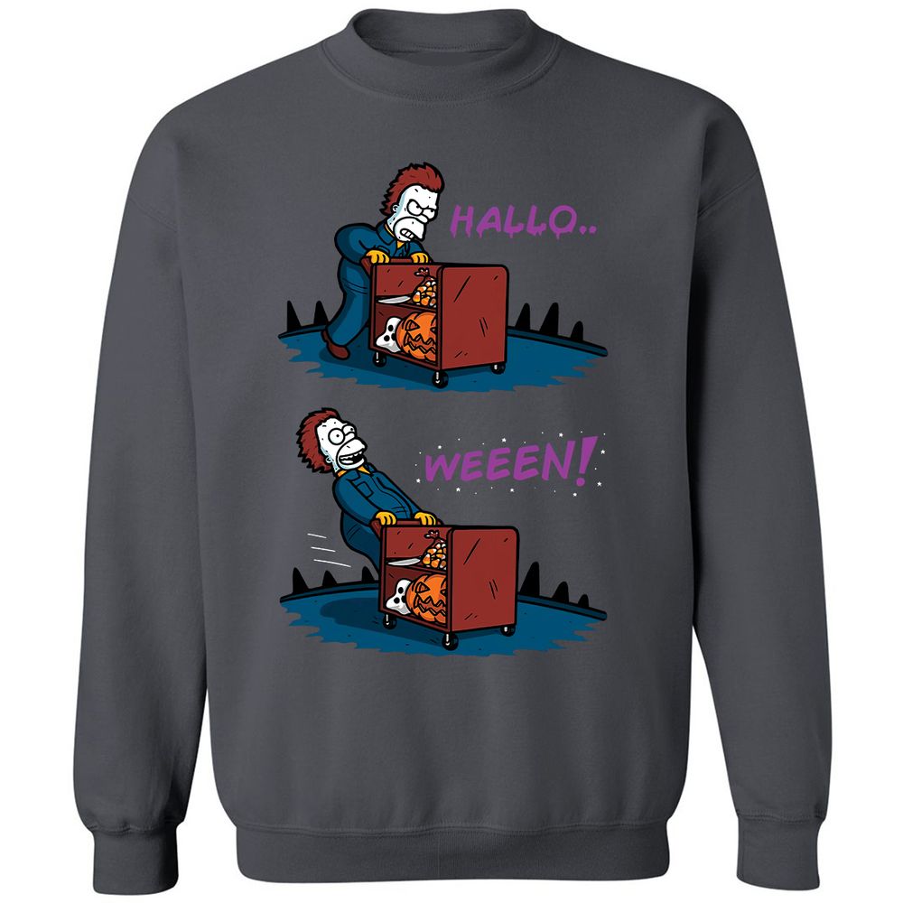 Classic Unisex Sweatshirt - 5GUJ4493 - Charcoal - 7