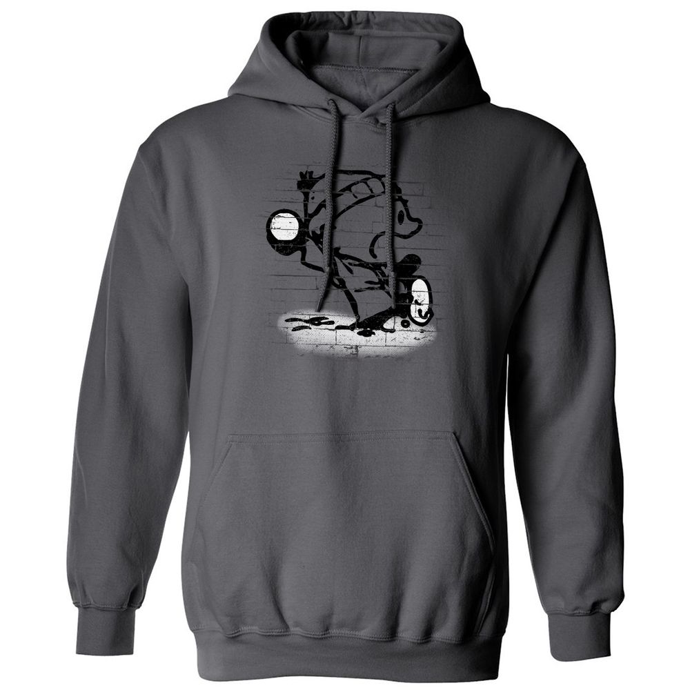 Classic Unisex Hoodie - PSWLR93Y - Charcoal - 7