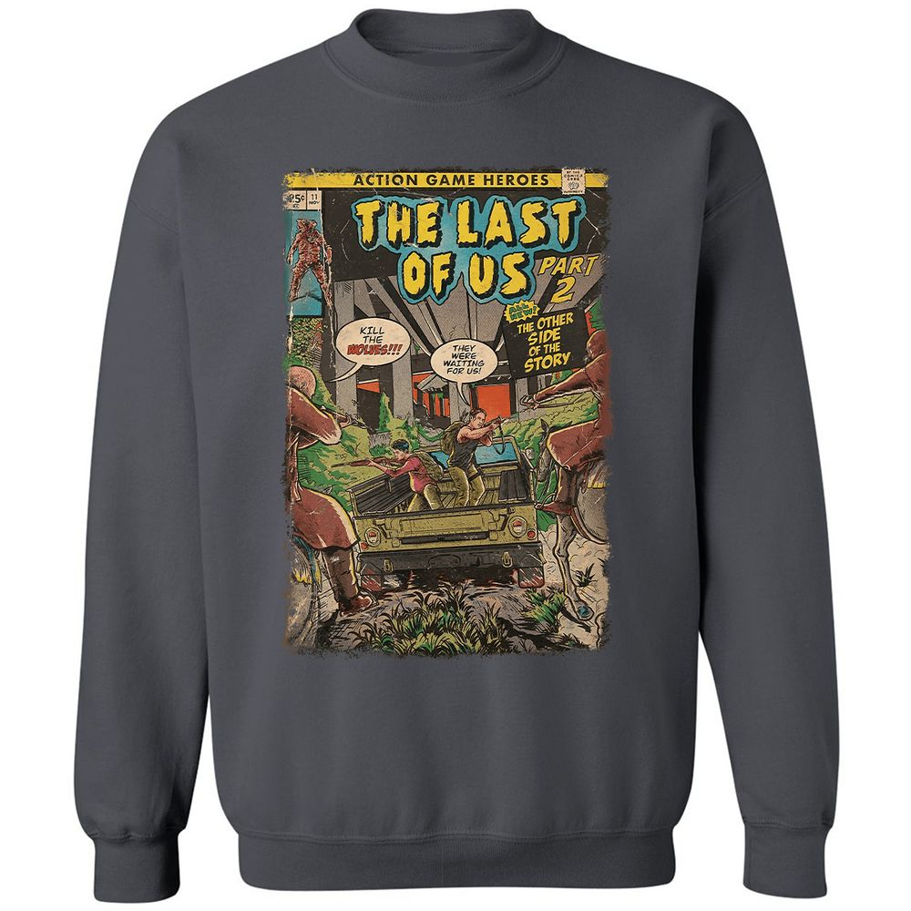 Classic Unisex Sweatshirt - FNRXBUWV - Charcoal - 7