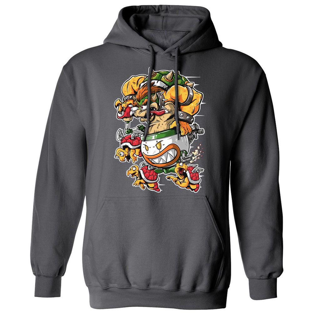 Classic Unisex Hoodie - Z3ELBDFN - Charcoal - 7