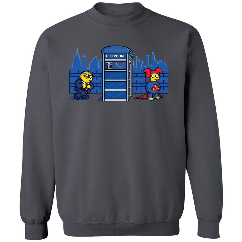 Classic Unisex Sweatshirt - J3CG39KU - Charcoal - 7