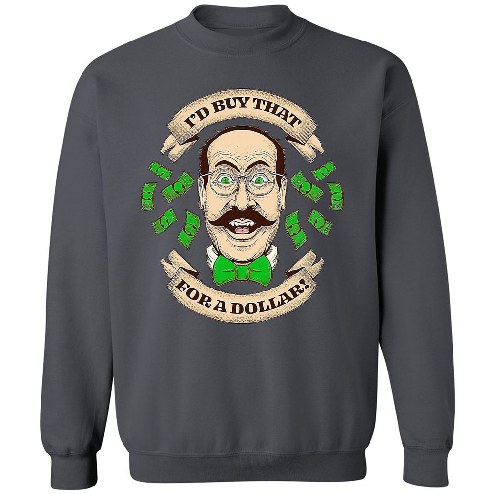 Classic Unisex Sweatshirt - 6UGH8FD6 - Charcoal - 7