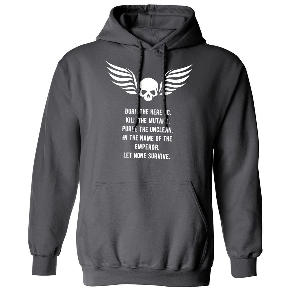 Classic Unisex Hoodie - ERHWMVSJ - Charcoal - 7
