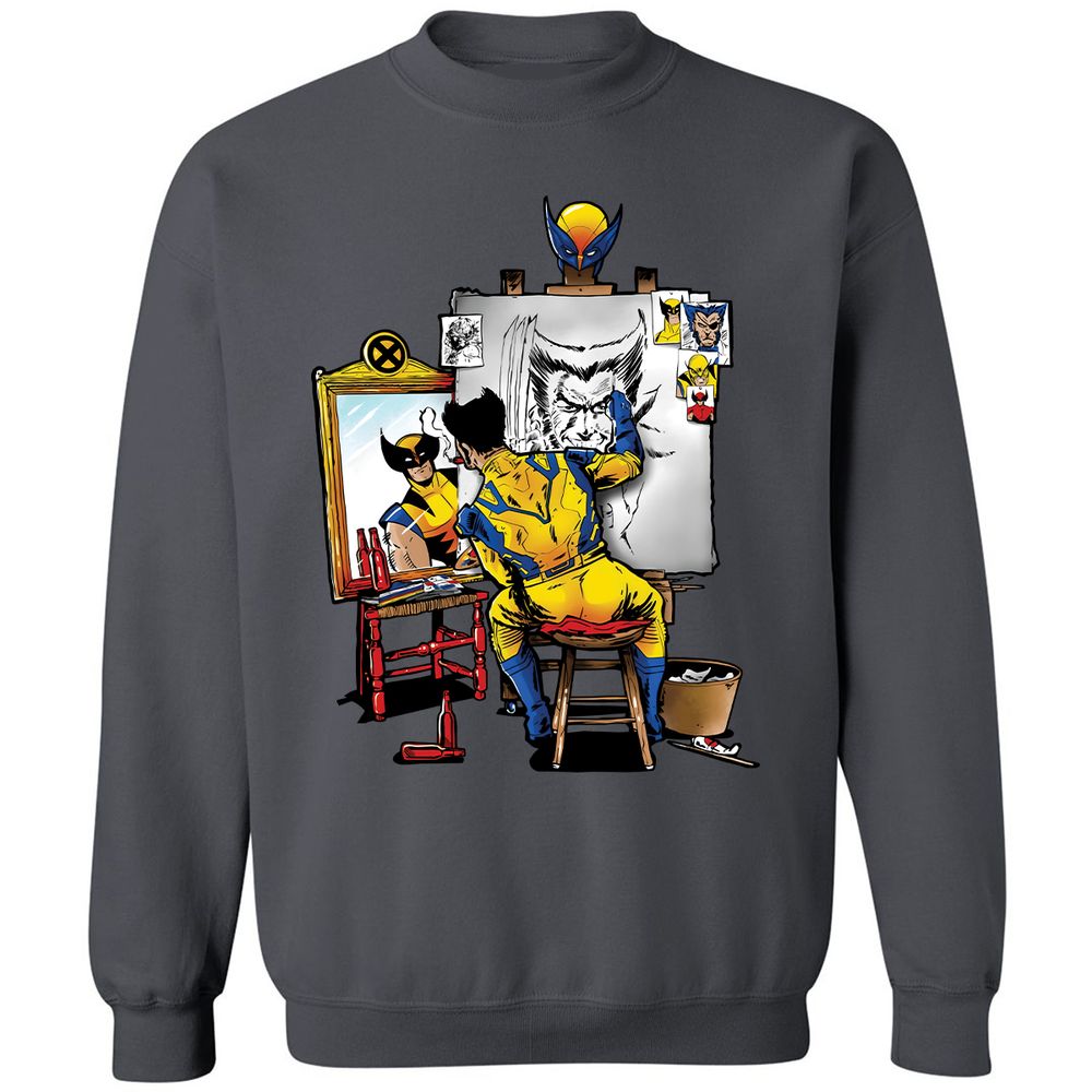 Classic Unisex Sweatshirt - 8WF791JR - Charcoal - 7