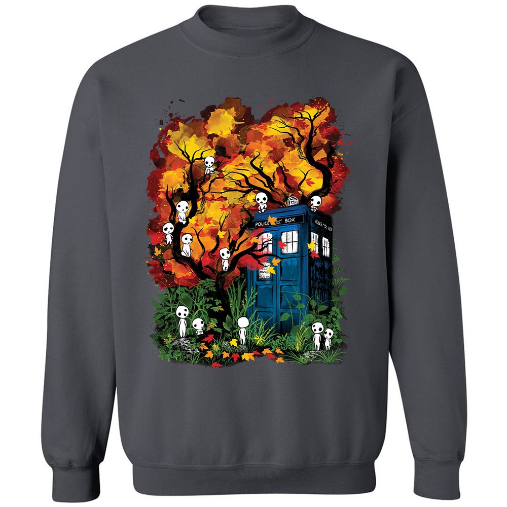 Classic Unisex Sweatshirt - HUWZB4TG - Charcoal - 7