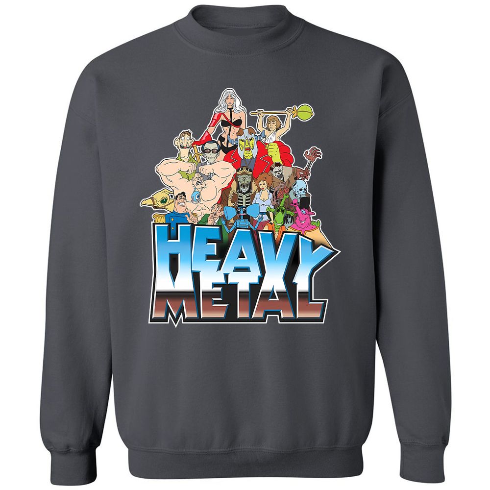 Classic Unisex Sweatshirt - ZX7BTG6D - Charcoal - 7