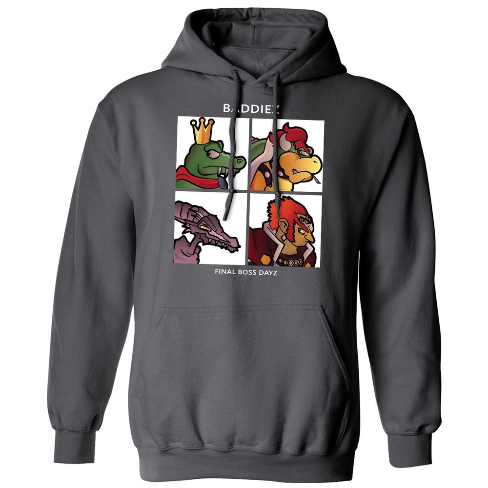 Classic Unisex Hoodie - U1BZB1DD - Charcoal - 7