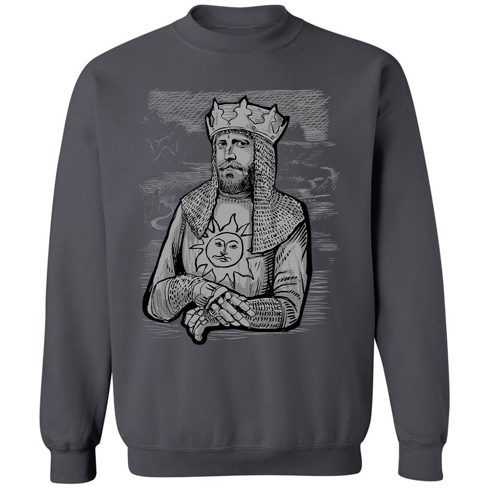 Classic Unisex Sweatshirt - JSMXGGSF - Charcoal - 7