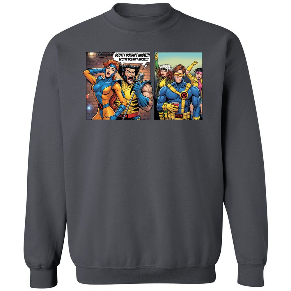 Classic Unisex Sweatshirt - T7GFHYMX - Charcoal - 7