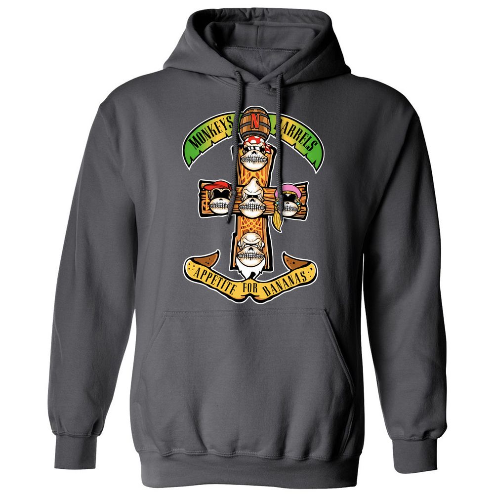 Classic Unisex Hoodie - NGX4TD6Q - Charcoal - 7