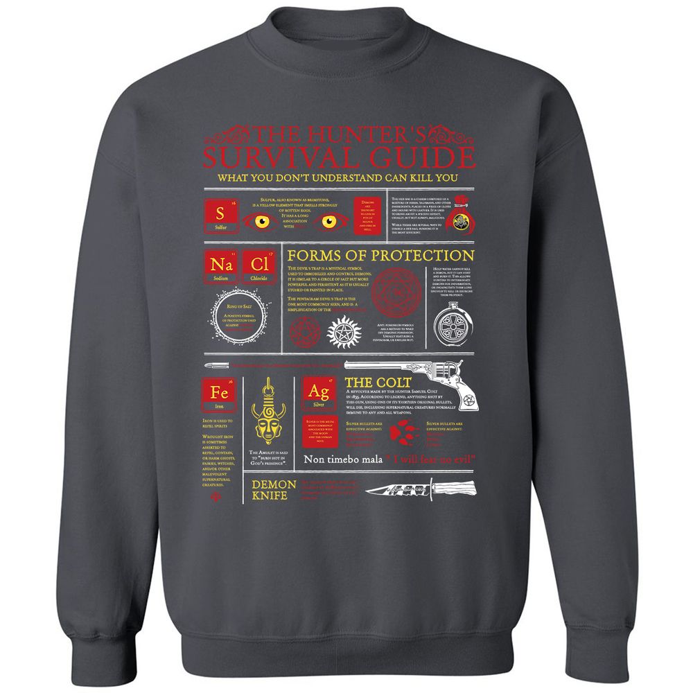 Classic Unisex Sweatshirt - LCVLYRYE - Charcoal - 7