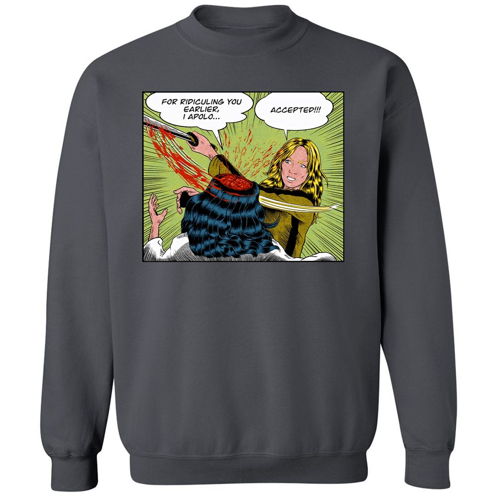Classic Unisex Sweatshirt - 3F6BTK8R - Charcoal - 7