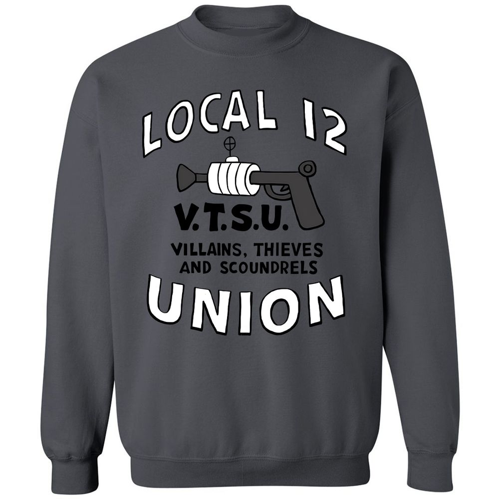 Classic Unisex Sweatshirt - 66ESD1WQ - Charcoal - 7
