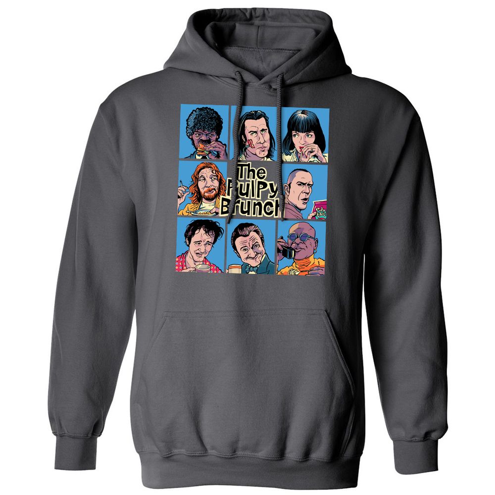Classic Unisex Hoodie - T44AJVEX - Charcoal - 7