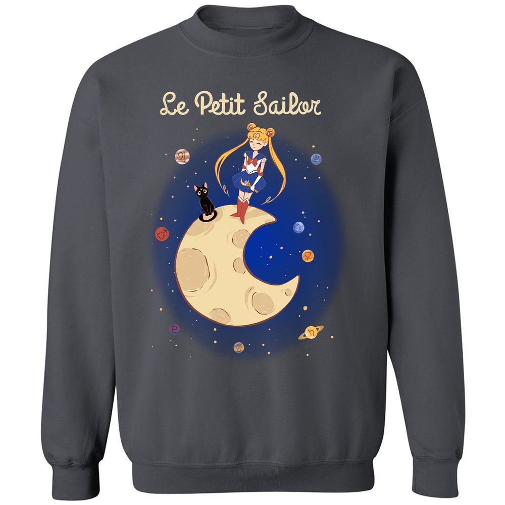 Classic Unisex Sweatshirt - HWBQZDNL - Charcoal - 7