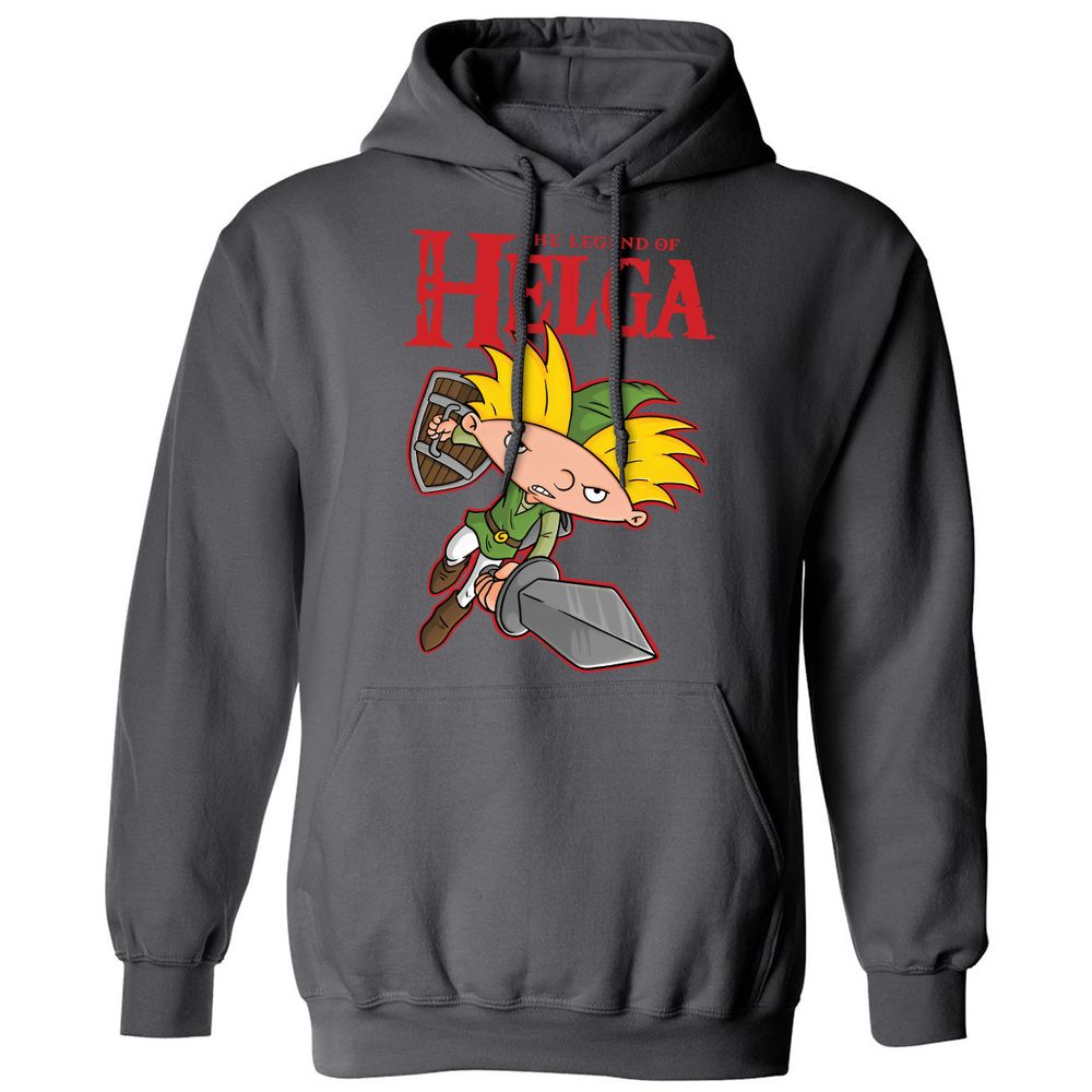 Classic Unisex Hoodie - TN8PBZ3F - Charcoal - 7