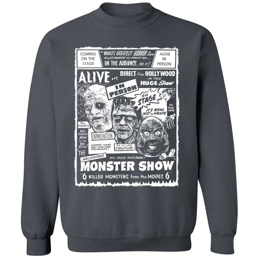 Classic Unisex Sweatshirt - 4ATNLTMD - Charcoal - 7