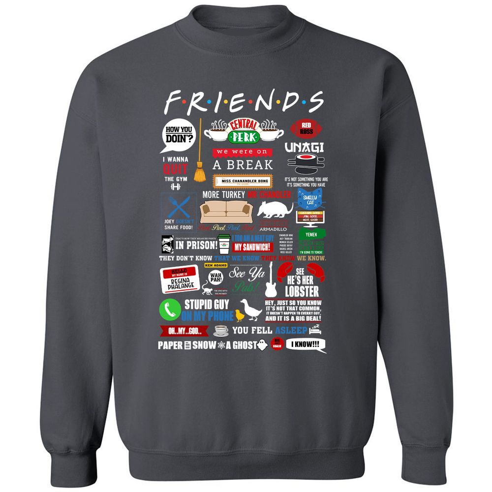 Classic Unisex Sweatshirt - HZKTA78V - Charcoal - 7