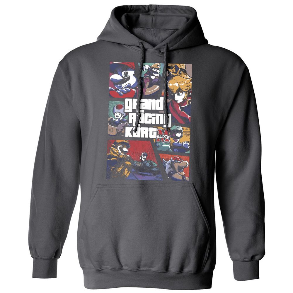 Classic Unisex Hoodie - NVGSZ8FF - Charcoal - 7