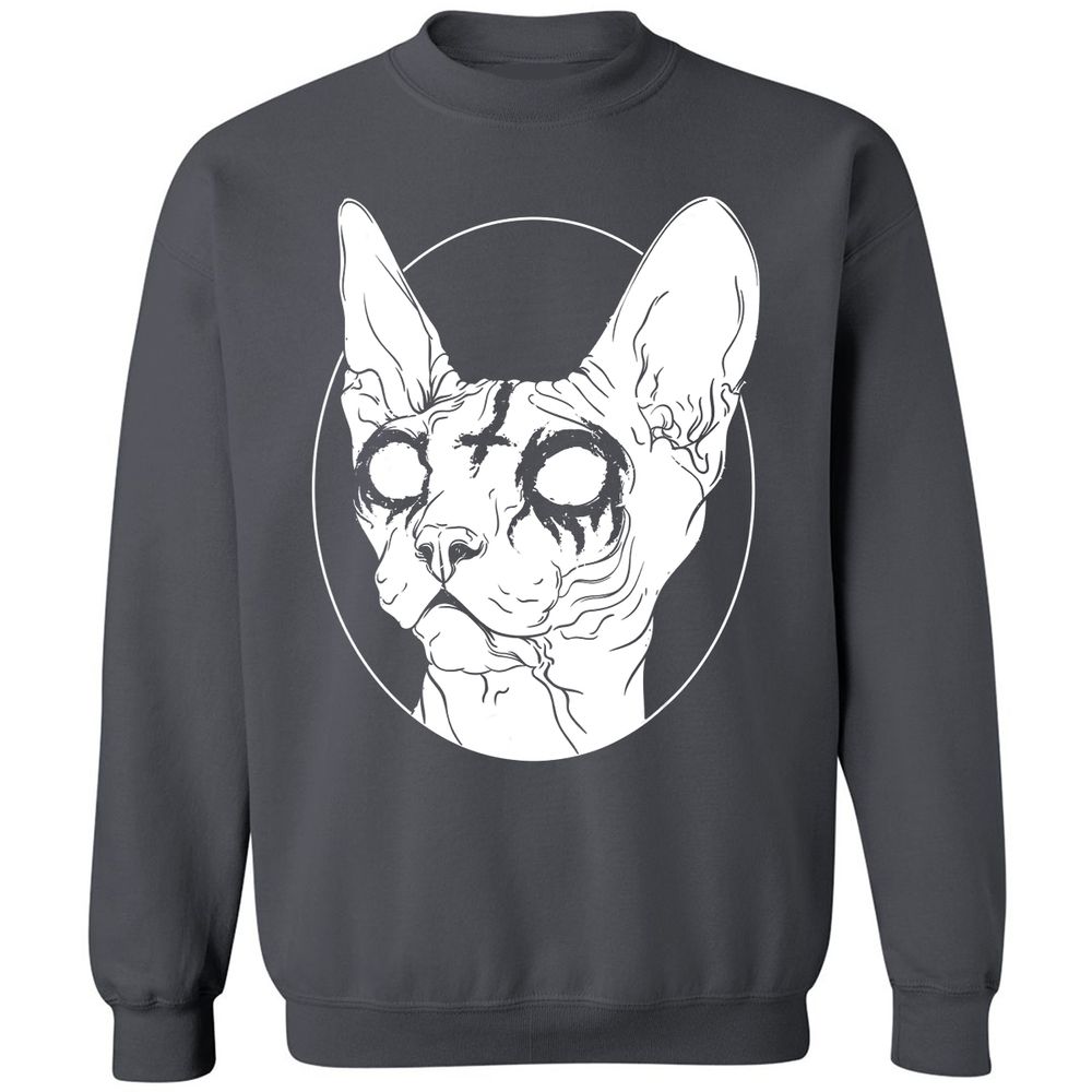 Classic Unisex Sweatshirt - ANJGNWAM - Charcoal - 7