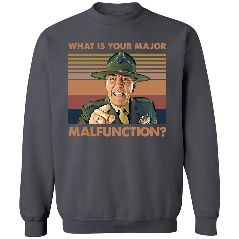 Classic Unisex Sweatshirt - A5CW2B3X - Charcoal - 7
