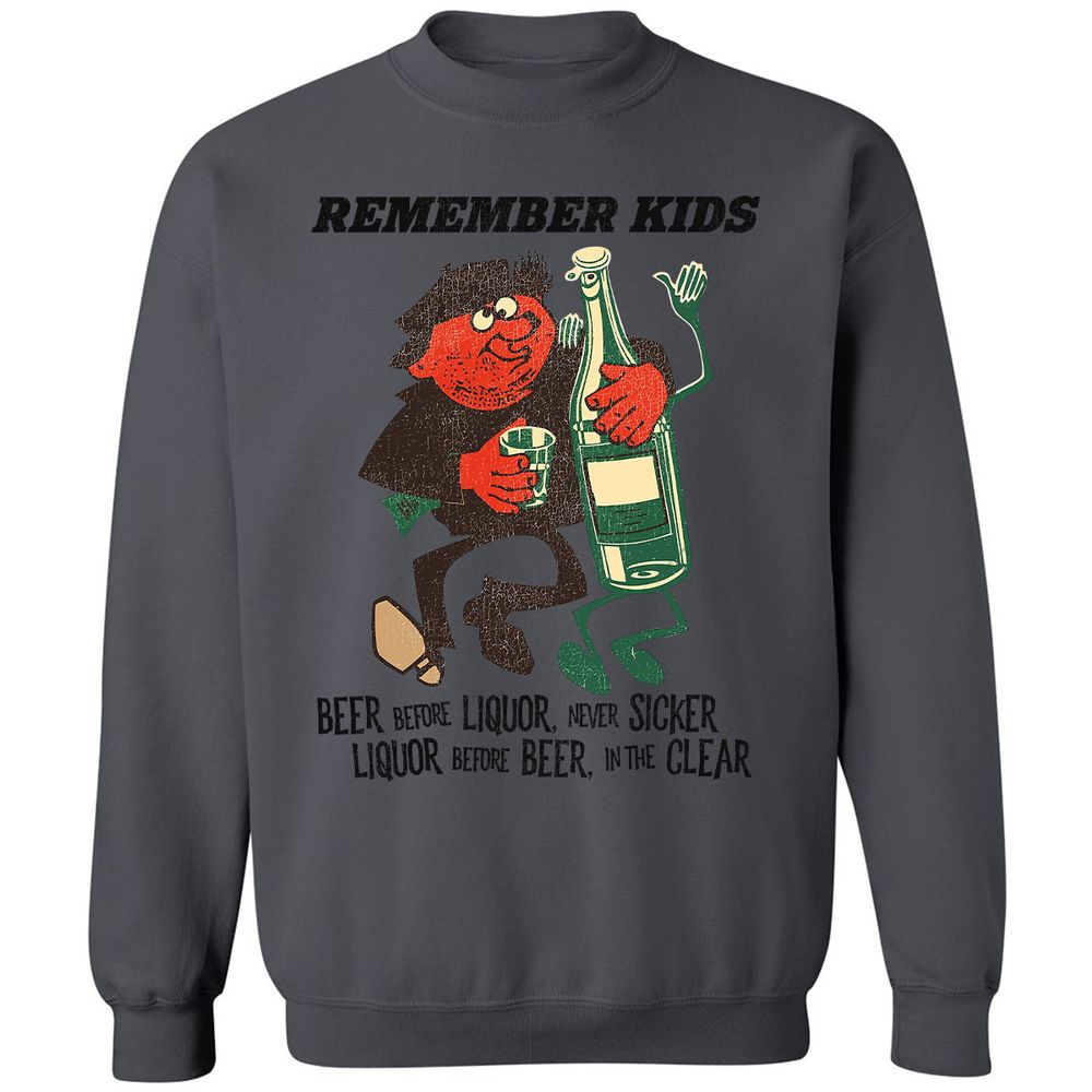 Classic Unisex Sweatshirt - WKAMKYR7 - Charcoal - 7
