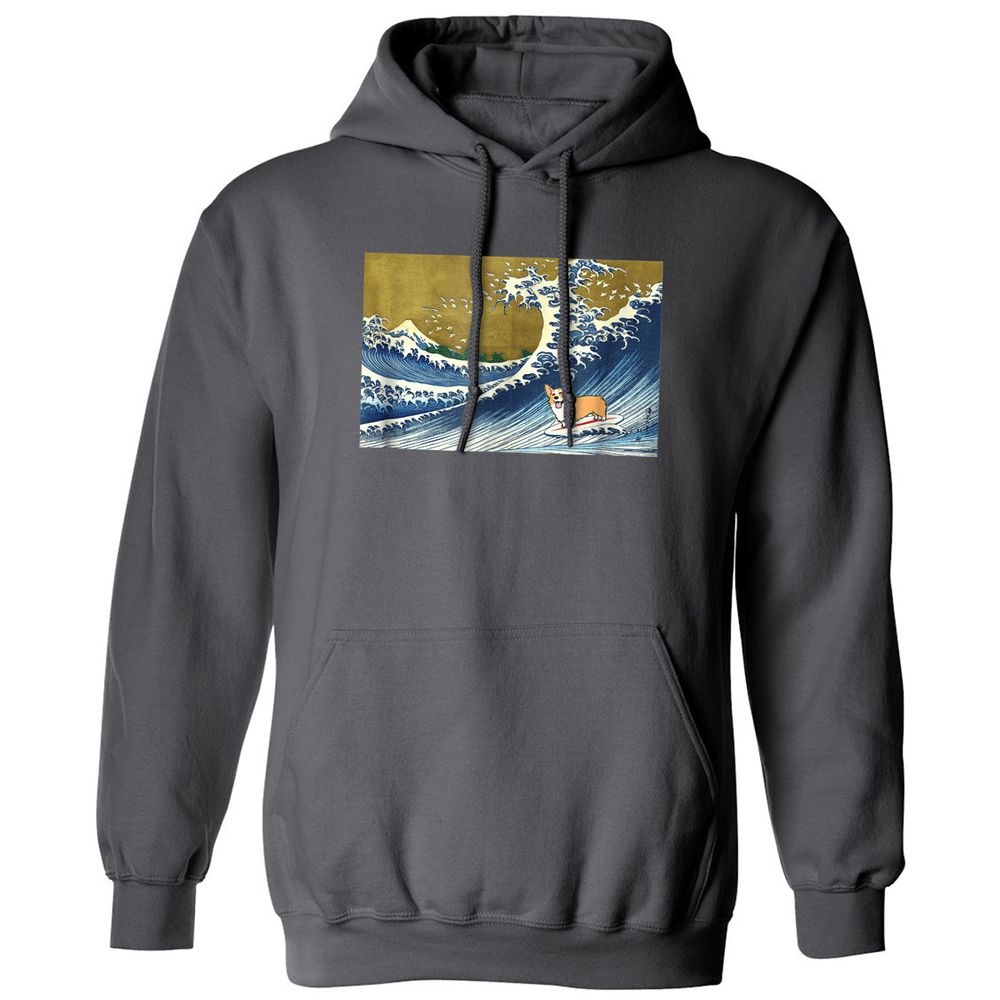 Classic Unisex Hoodie - HCSRU3YK - Charcoal - 7
