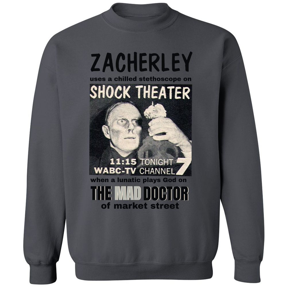 Classic Unisex Sweatshirt - UHBWFU1Y - Charcoal - 7