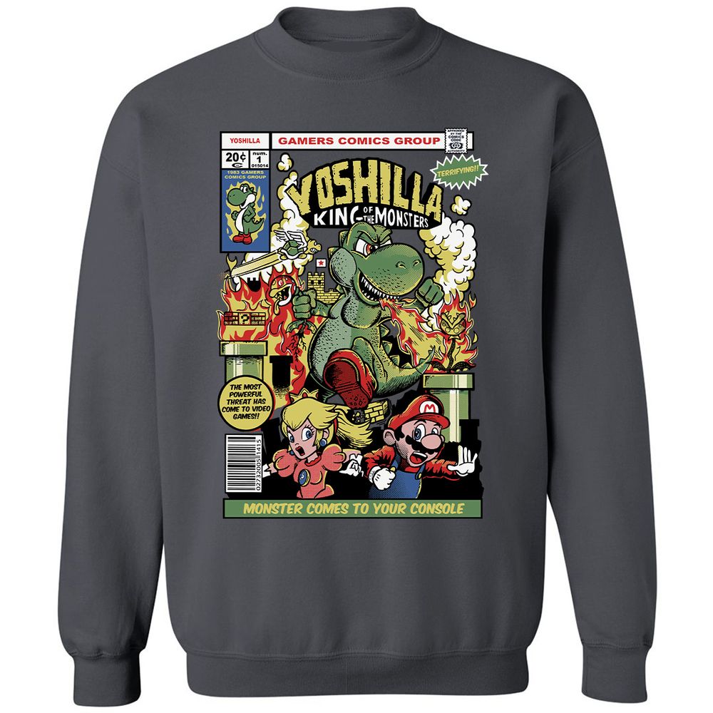 Classic Unisex Sweatshirt - WCU36RAG - Charcoal - 7