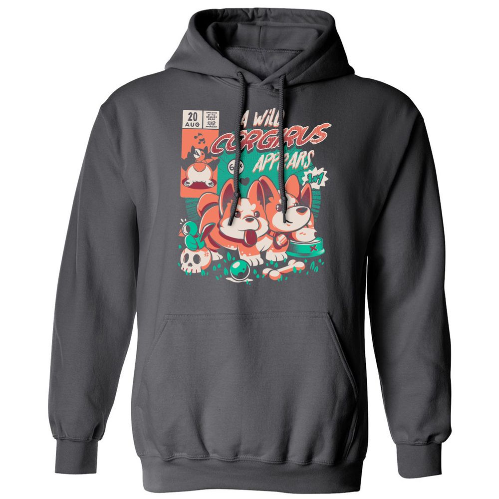 Classic Unisex Hoodie - UUYA156A - Charcoal - 7