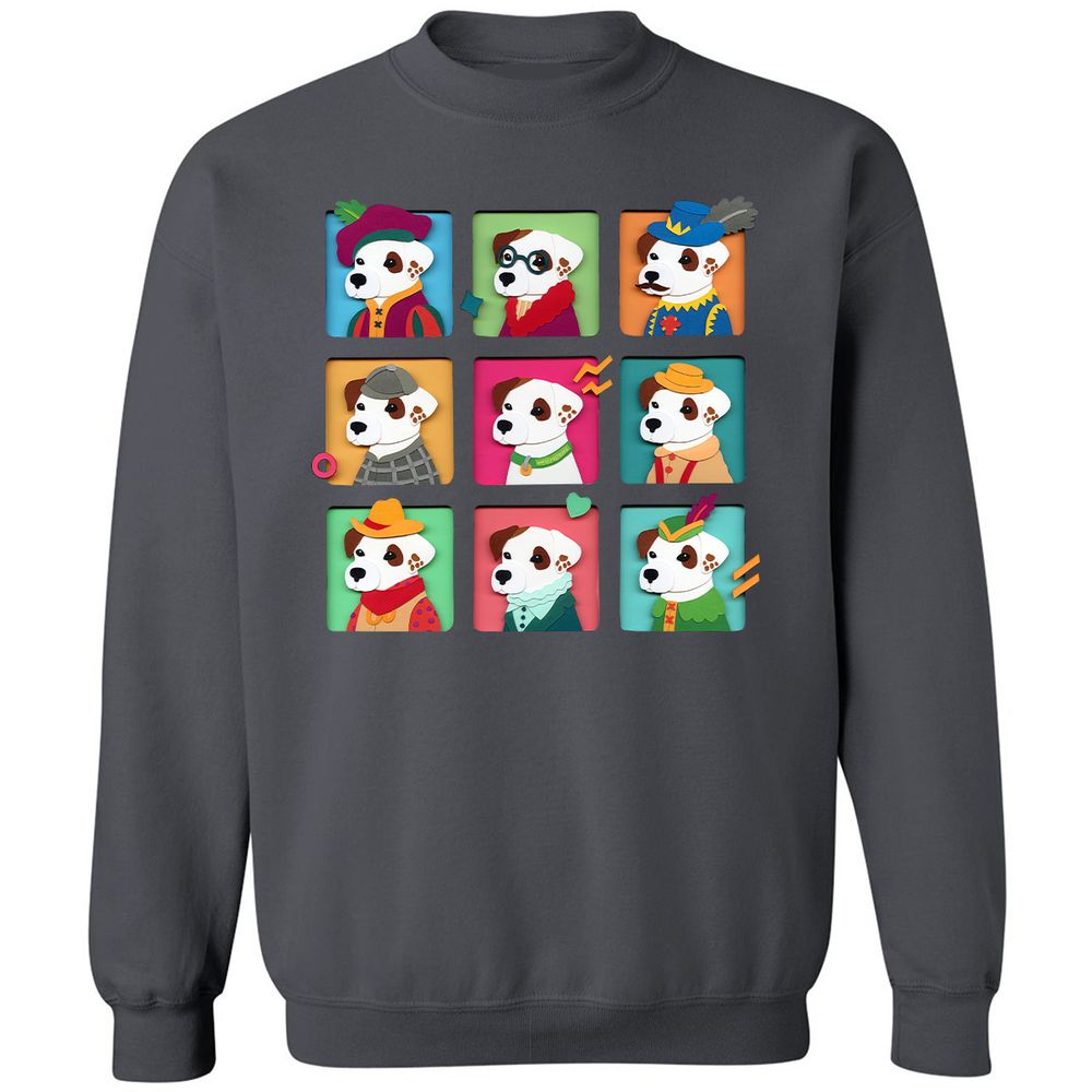 Classic Unisex Sweatshirt - J8586YCG - Charcoal - 7