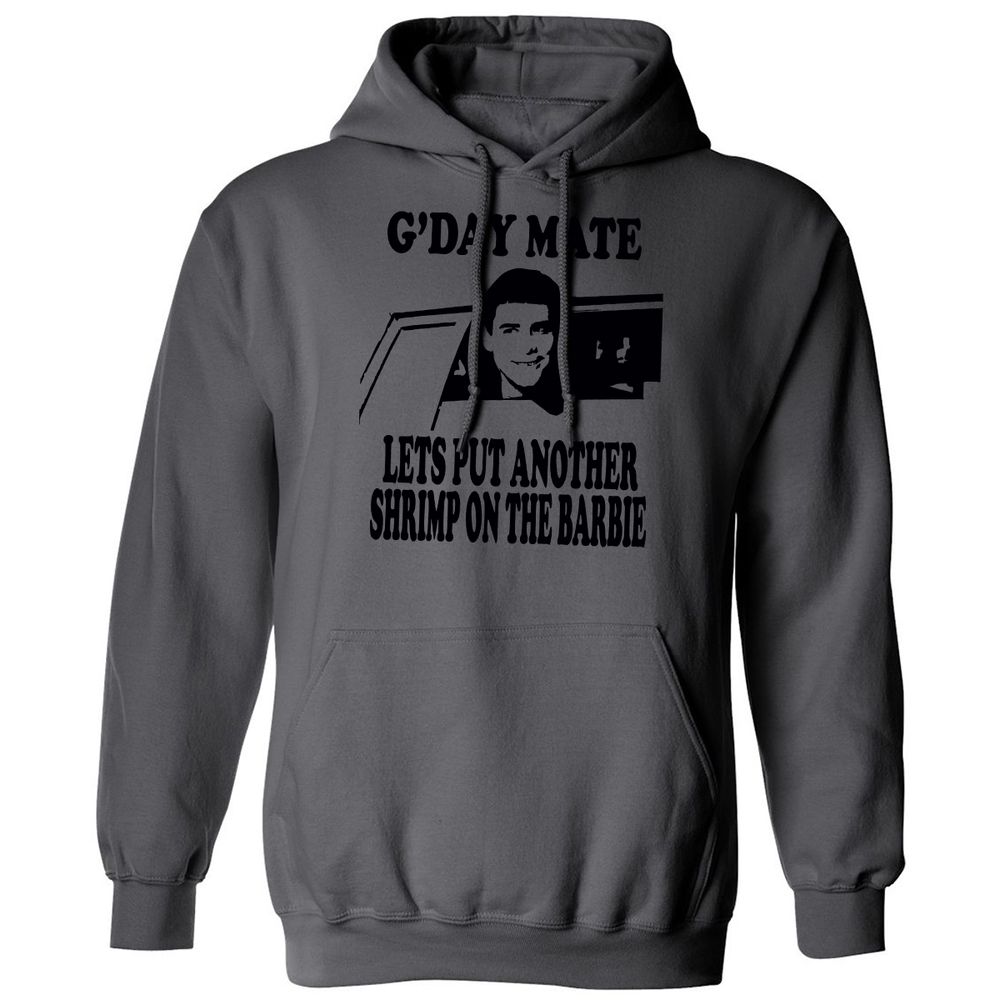 Classic Unisex Hoodie - WYW77KQ5 - Charcoal - 7