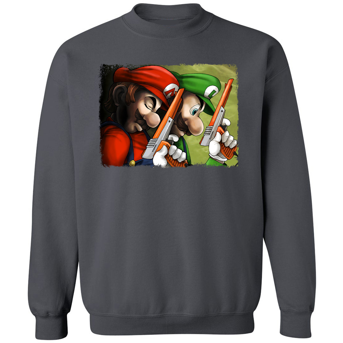 Classic Unisex Sweatshirt - FQP73TJR - Charcoal - 7