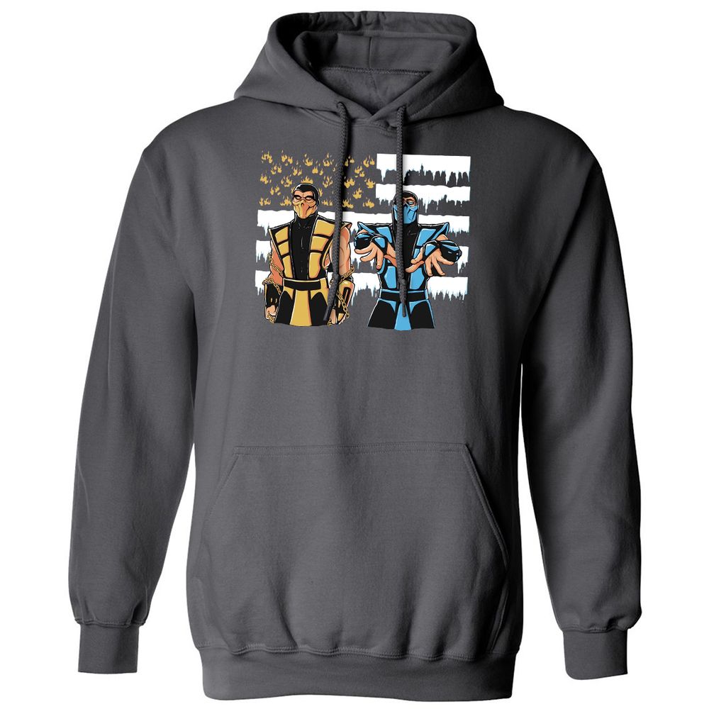 Classic Unisex Hoodie - QZPBTHBS - Charcoal - 7