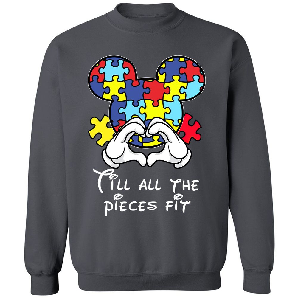 Classic Unisex Sweatshirt - K2GJ93TX - Charcoal - 7