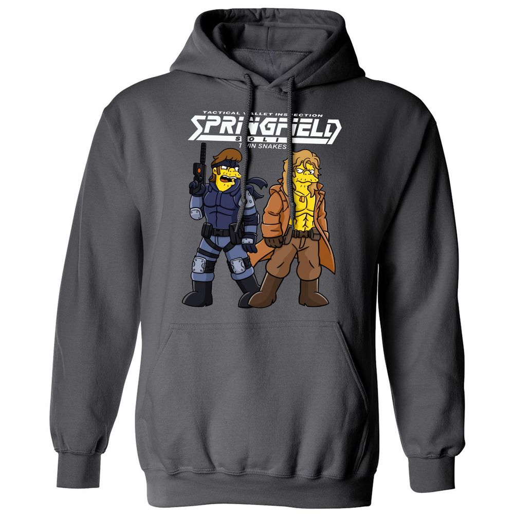 Classic Unisex Hoodie - PLF25E7Z - Charcoal - 7