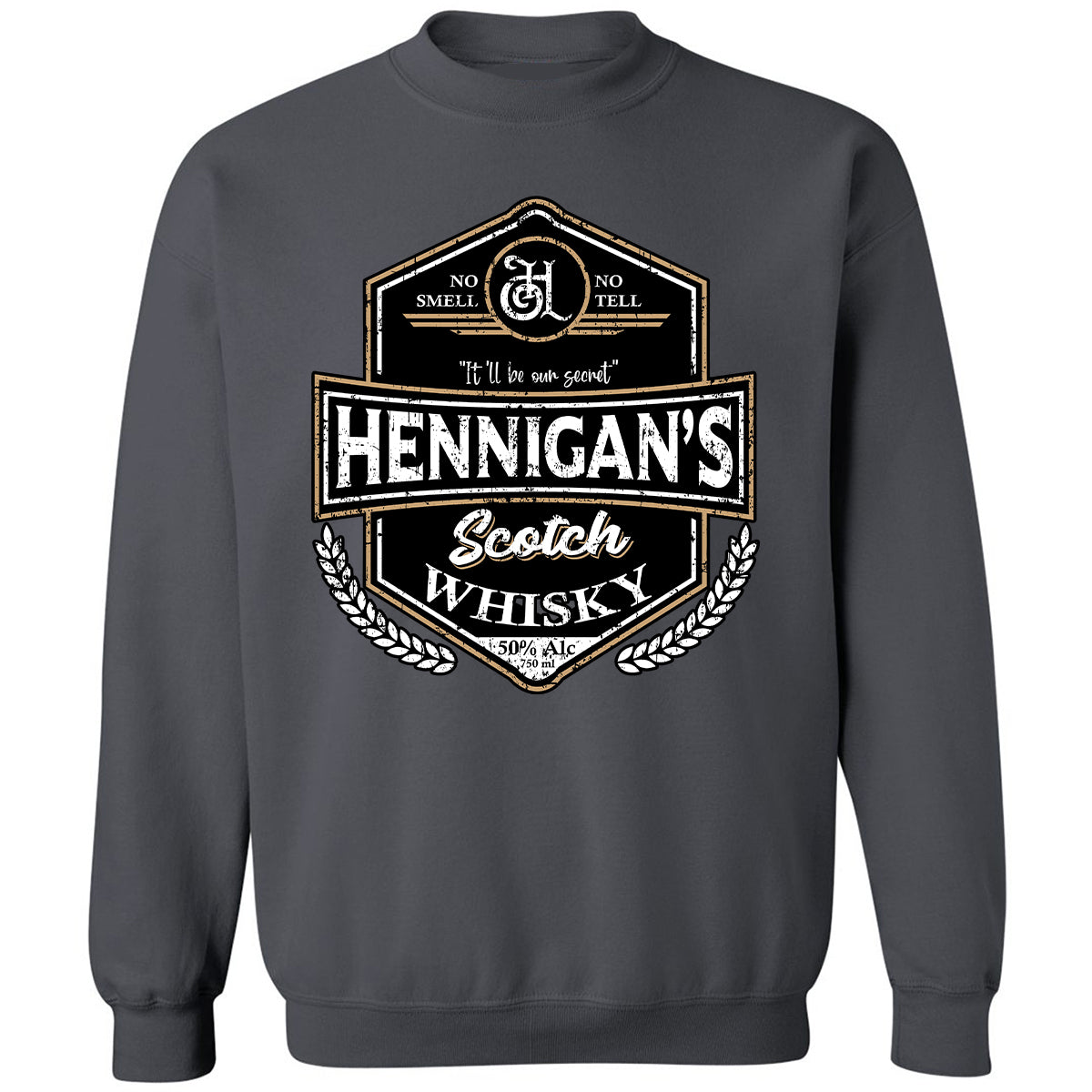 Classic Unisex Sweatshirt - 5D7UZU3R - Charcoal - 7