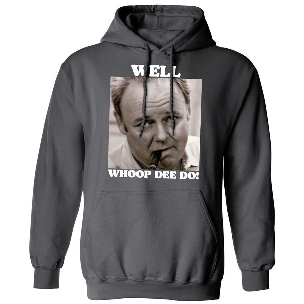 Funny 70s Tv Quote Whoop Dee Do - Charcoal - 7