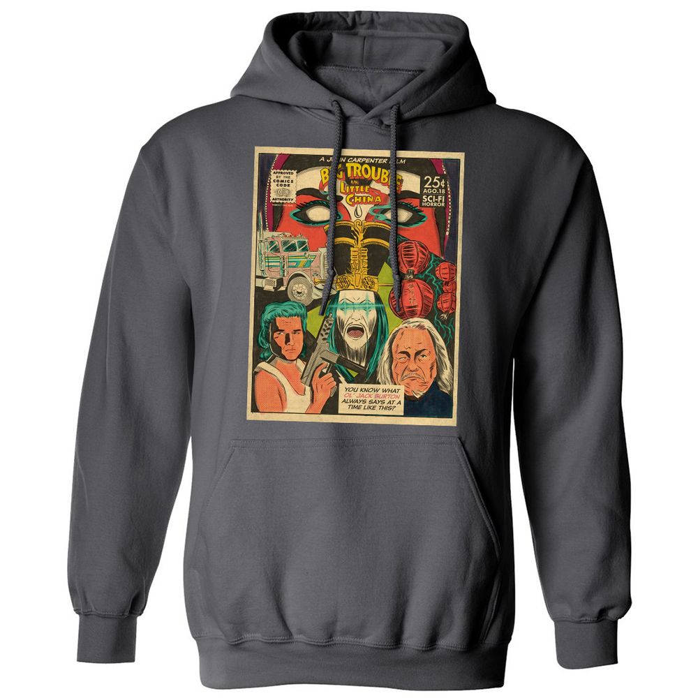 Classic Unisex Hoodie - E44BP3SR - Charcoal - 7