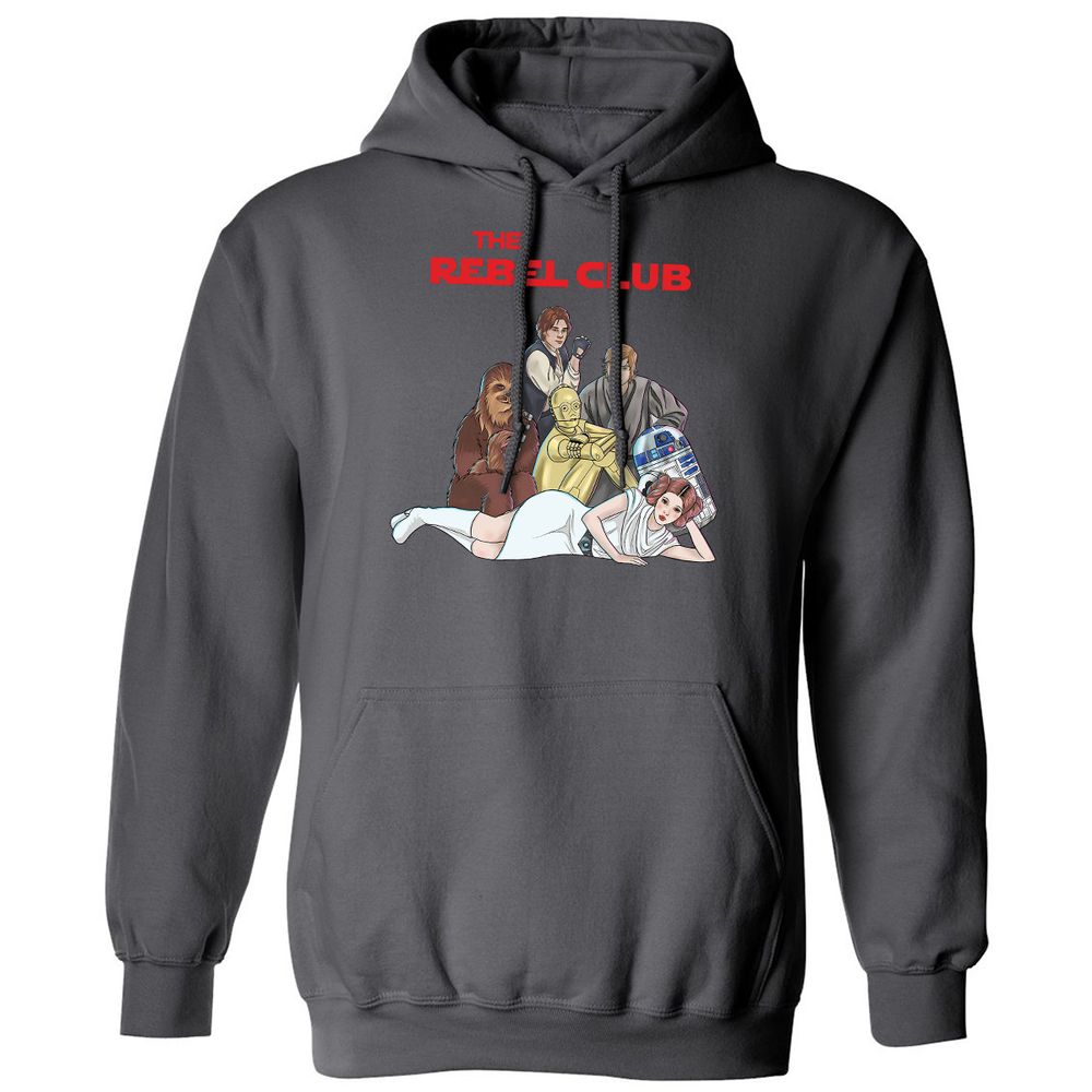 Classic Unisex Hoodie - YWT1LRGF - Charcoal - 7