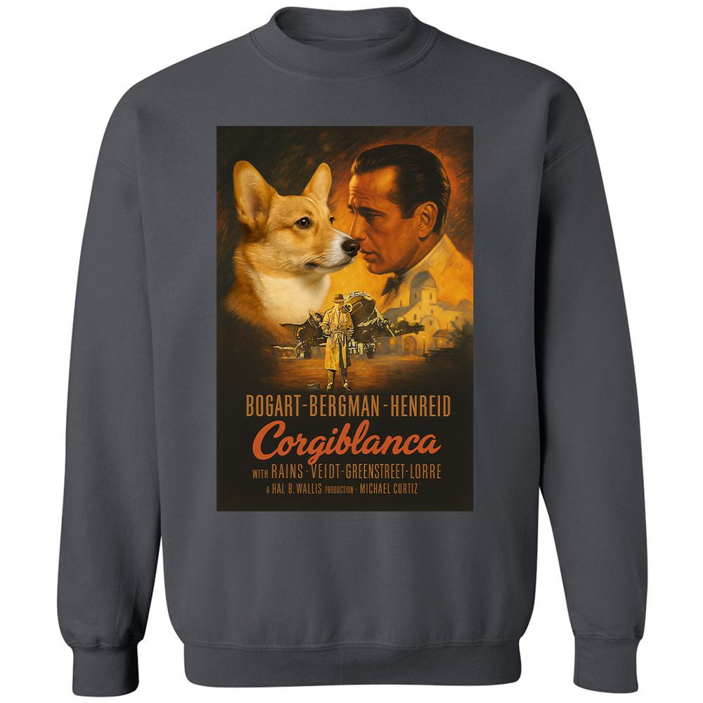 Classic Unisex Sweatshirt - UJ4RNZRB - Charcoal - 7
